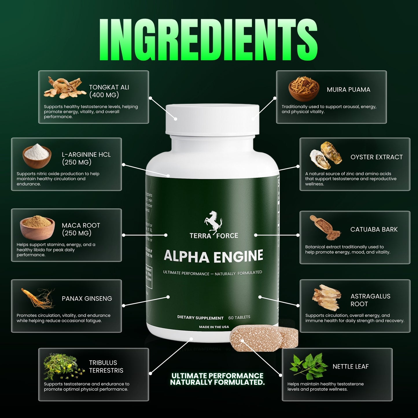 Alpha Engine - Mens Vitality